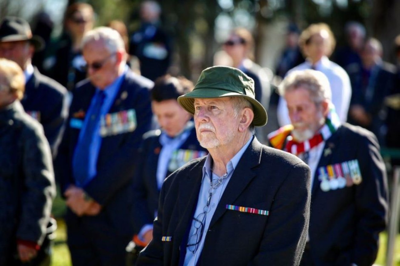Two services were held in Canberra to commemorate the battle.