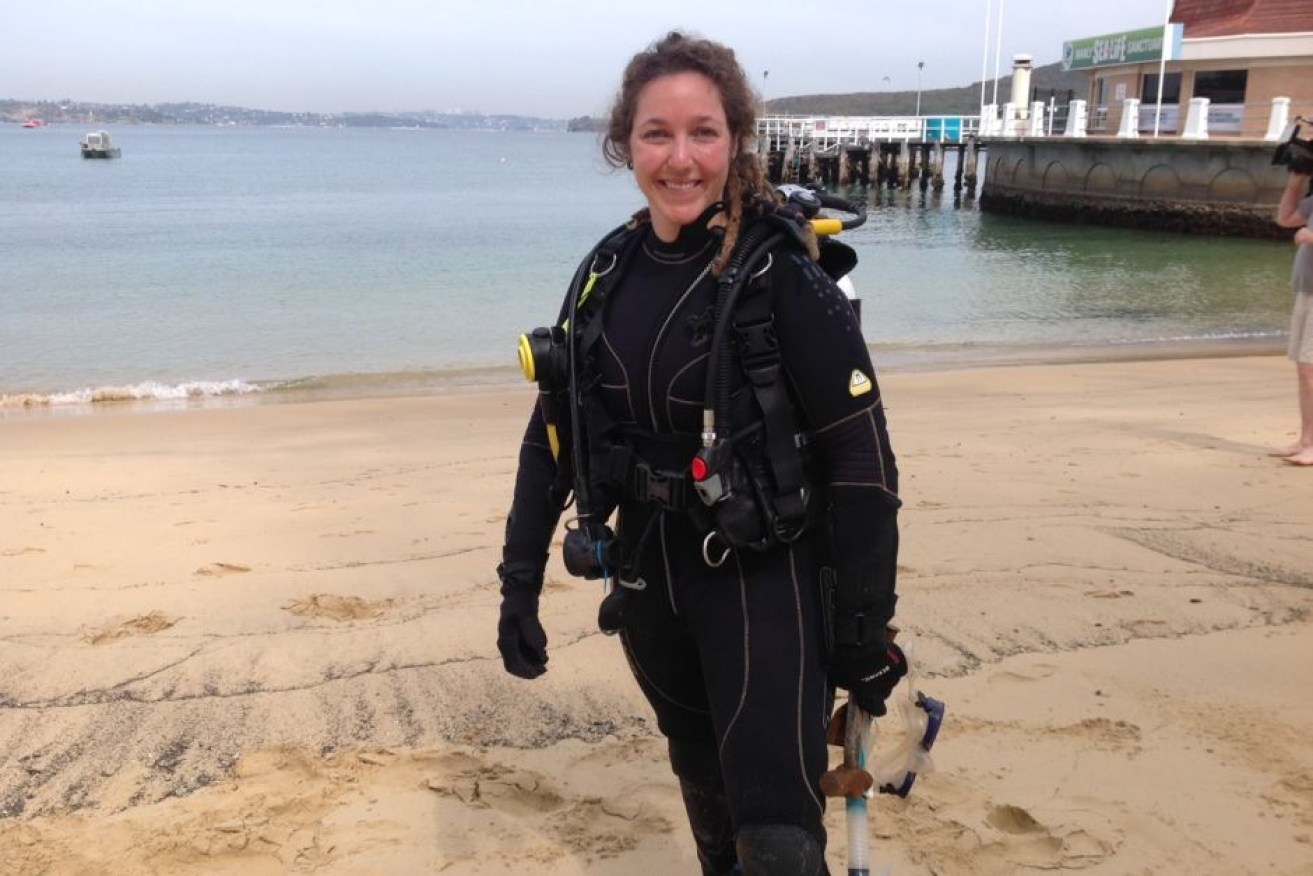 Marine scientist Samantha Goyen is researching Sydney's reefs