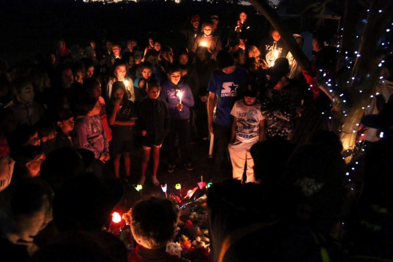 The Kalgoorlie community holds a vigil for Elijah Doughty.