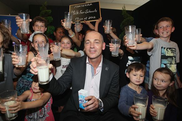 Fonterra offers free milk in NZ schools. Photo: Getty.