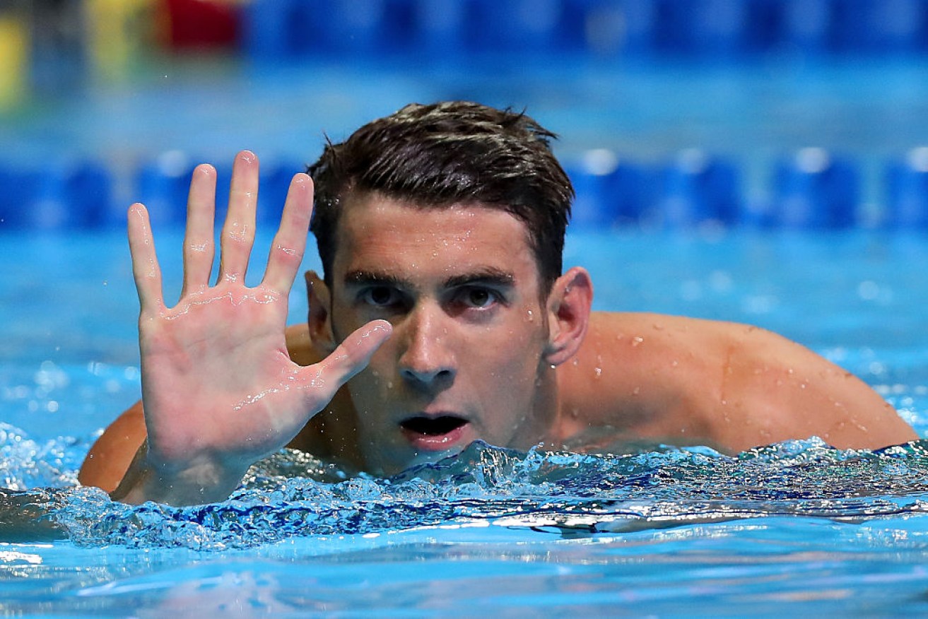Phelps won an astounding eight golds in eight events at Beijing. 