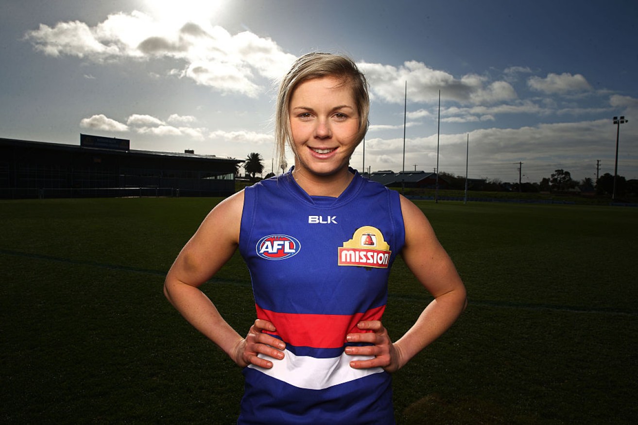 Katie Brennan reveals football allows her to escape from life's troubles.