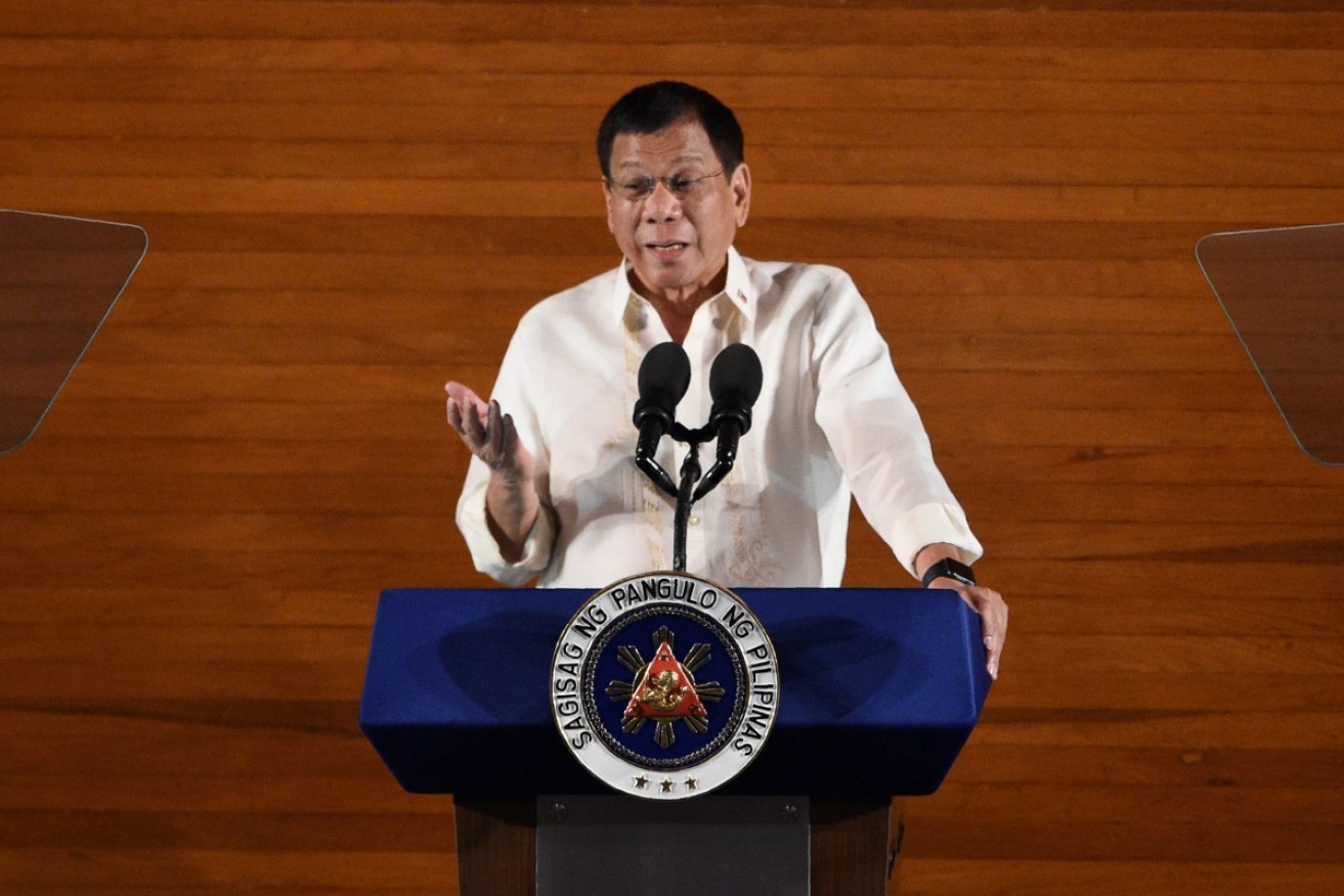 President Rodrigo Duterte has vowed to show no mercy in his bloody war on crime. 