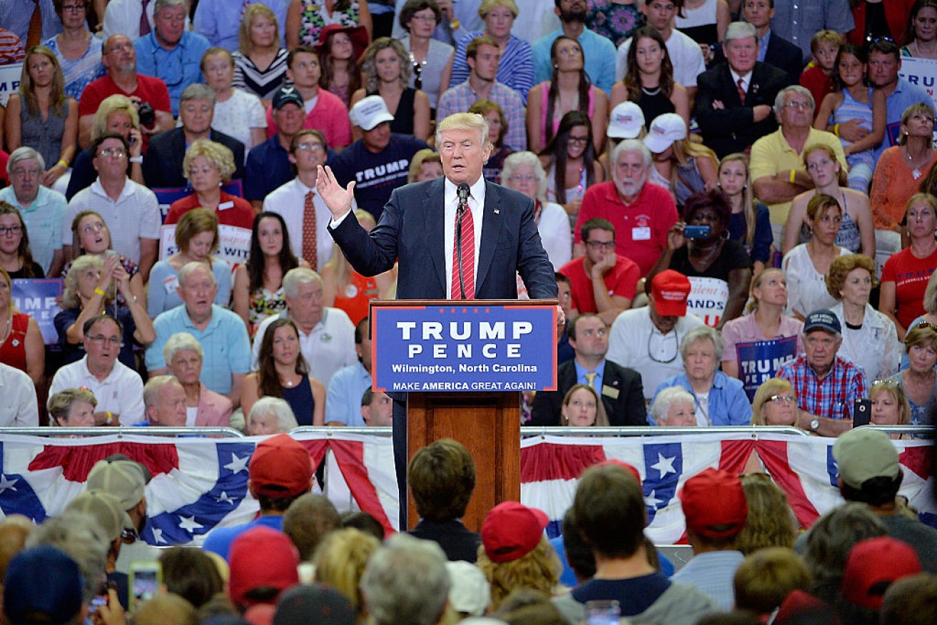 Donald Trump attacks on migrants have become a regular feature of his election rallies.