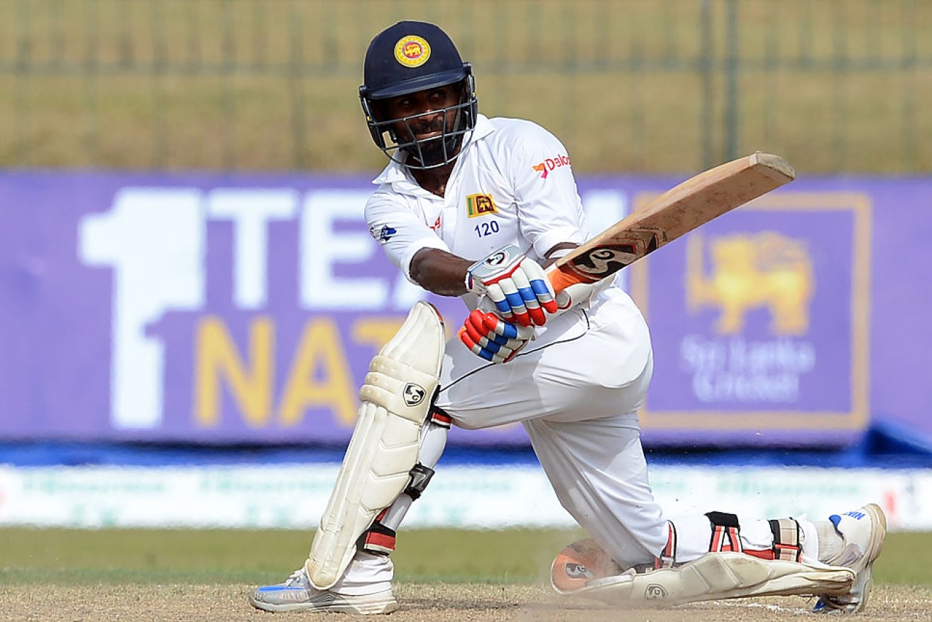 Sri Lanka's Kaushal Silva starred with the bat.