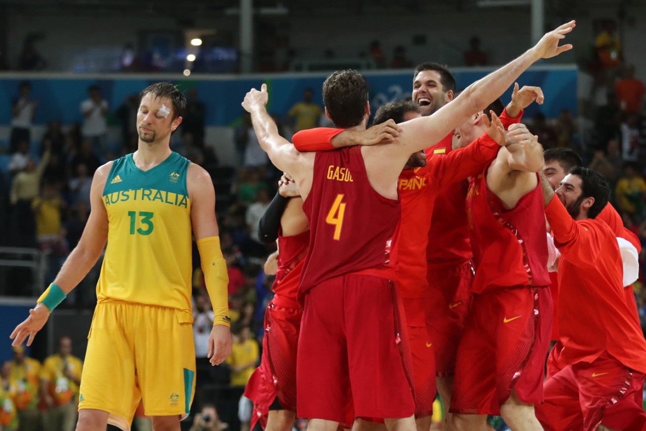 Fourth in four Olympic Games – David Anderson after the Boomers fell to Spain in the final seconds. 