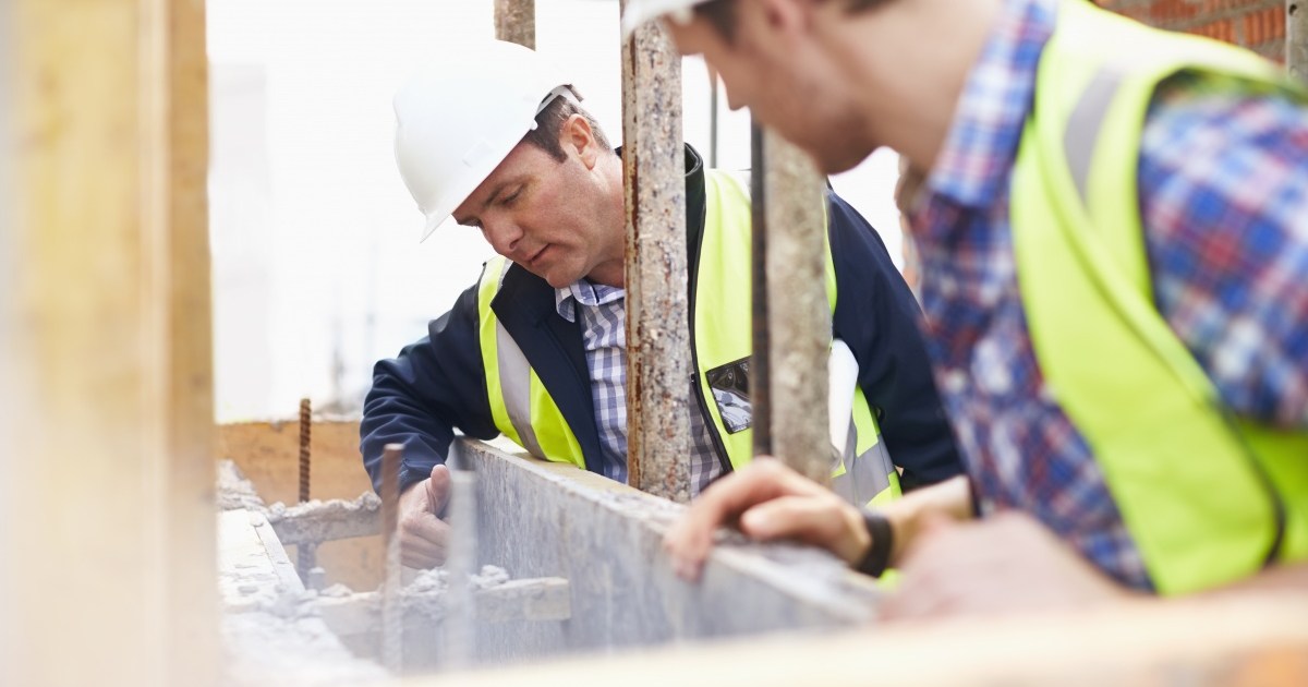 Crew at construction site