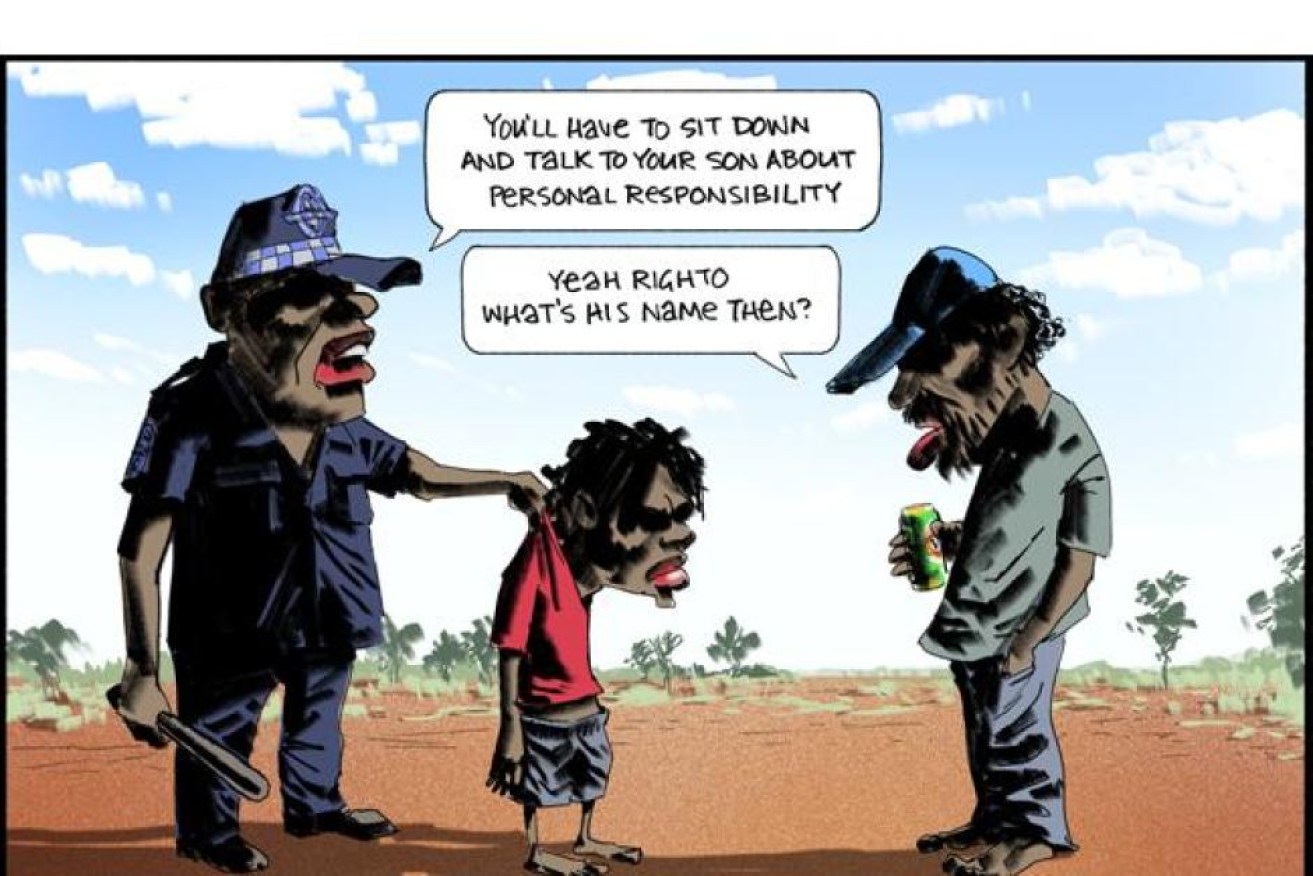  <i>The Australian</i>  defended the original cartoon. Source: The Australian.
