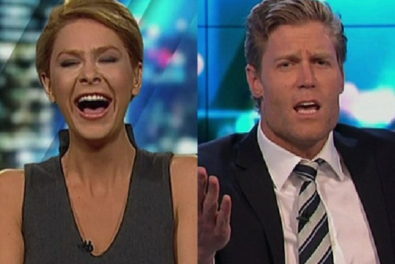 Megan was left in hysterics after the Bondi Vet's performance.