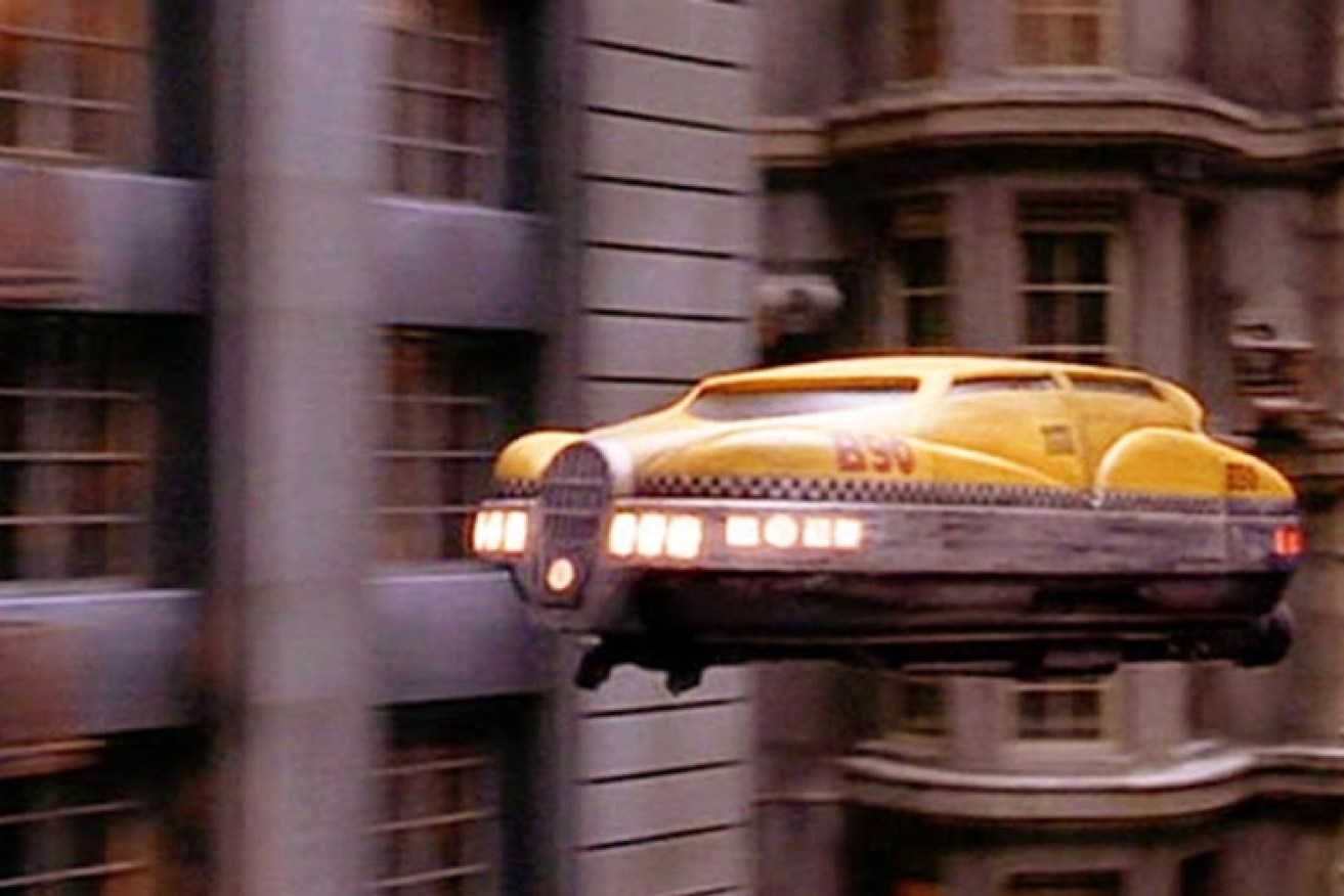 Reality may be catching up with this depiction of flying cards in science fiction movie The Fifth Element.
