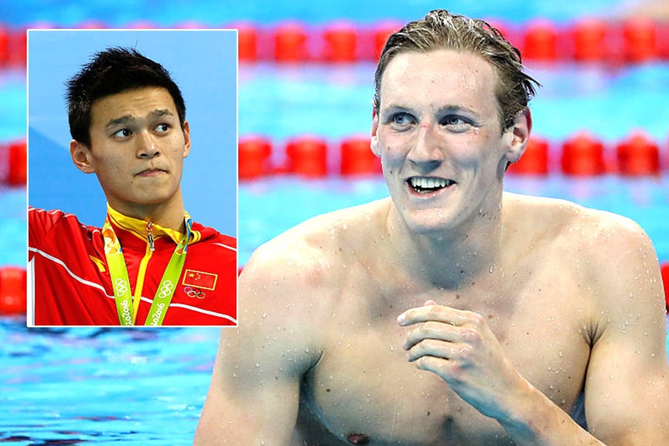 Aussie Mack Horton slammed 'drug cheat' Sun Yang after winning gold in the 400m freestyle.