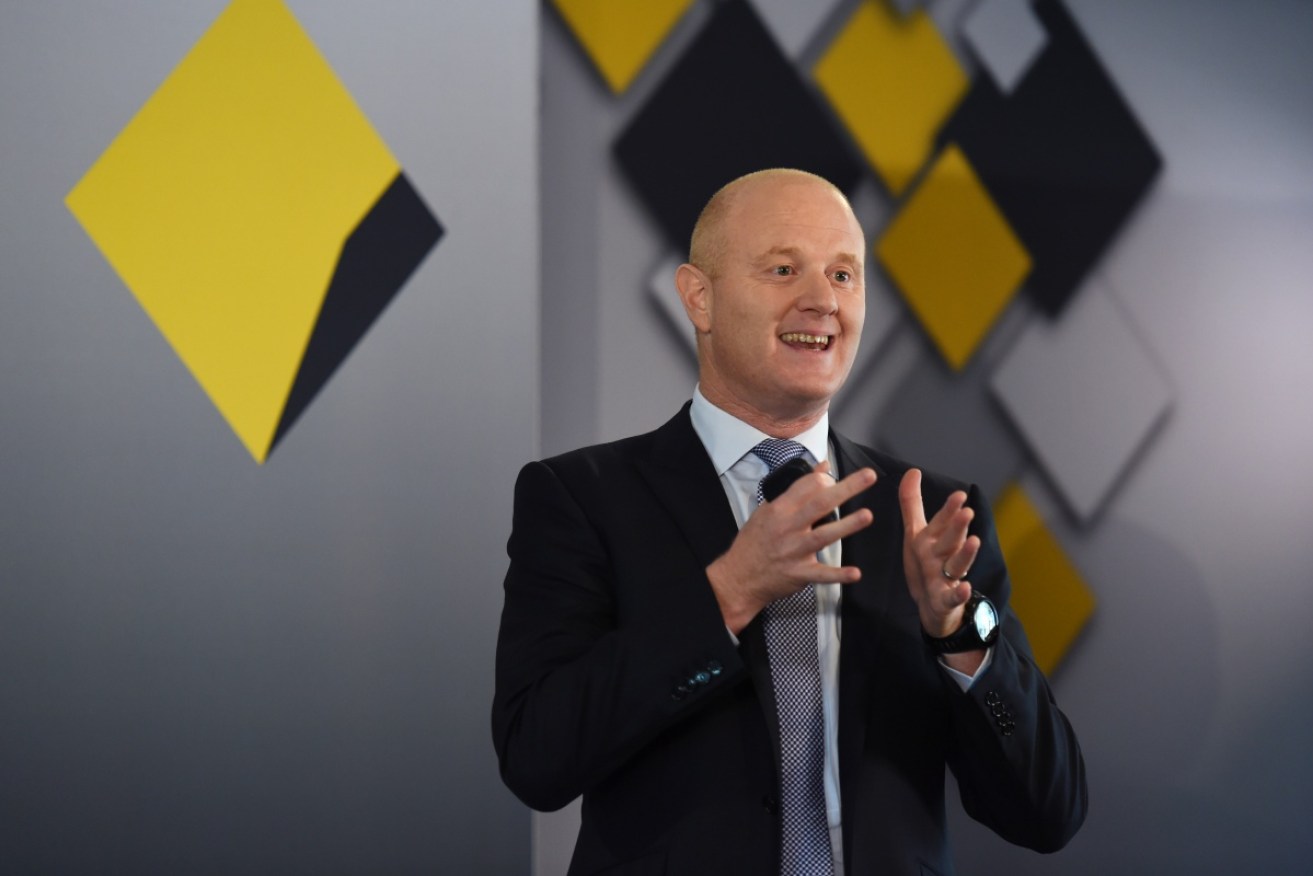 CBA chief executive Ian Narev has reason to smile. 