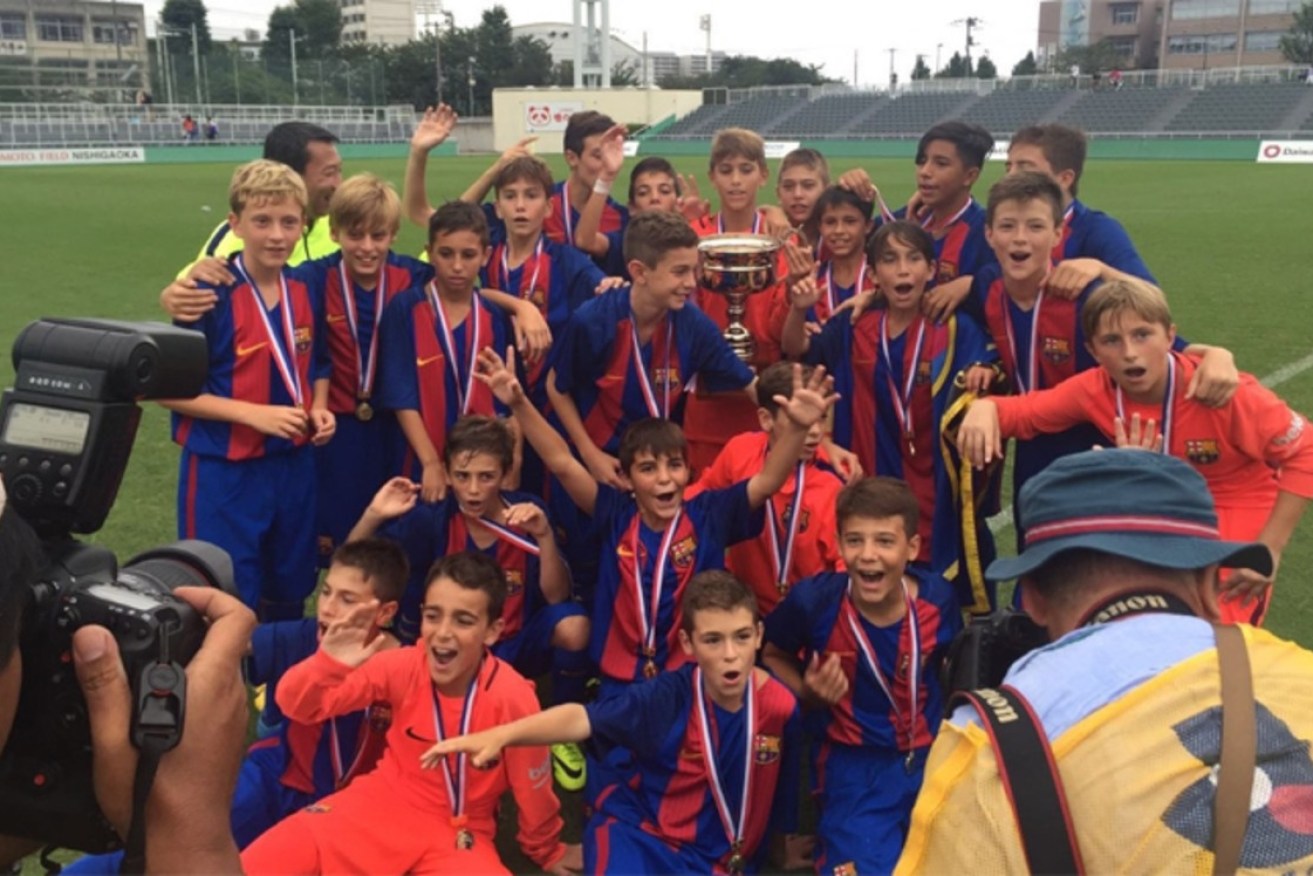 These 12 and 13 year olds have shown their grown–up peers a thing or two about sportsmanship.