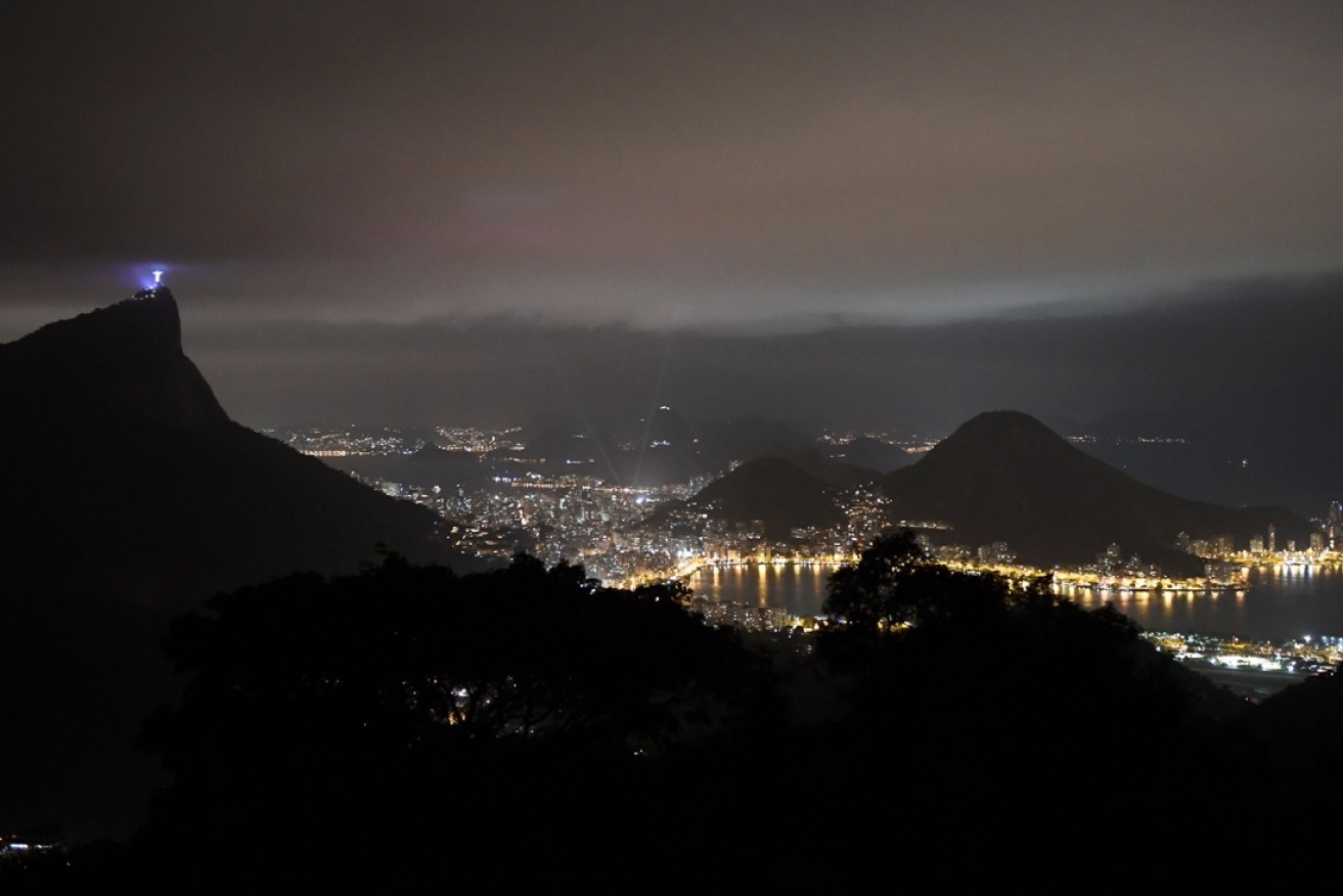 Rio de Janeiro by night.