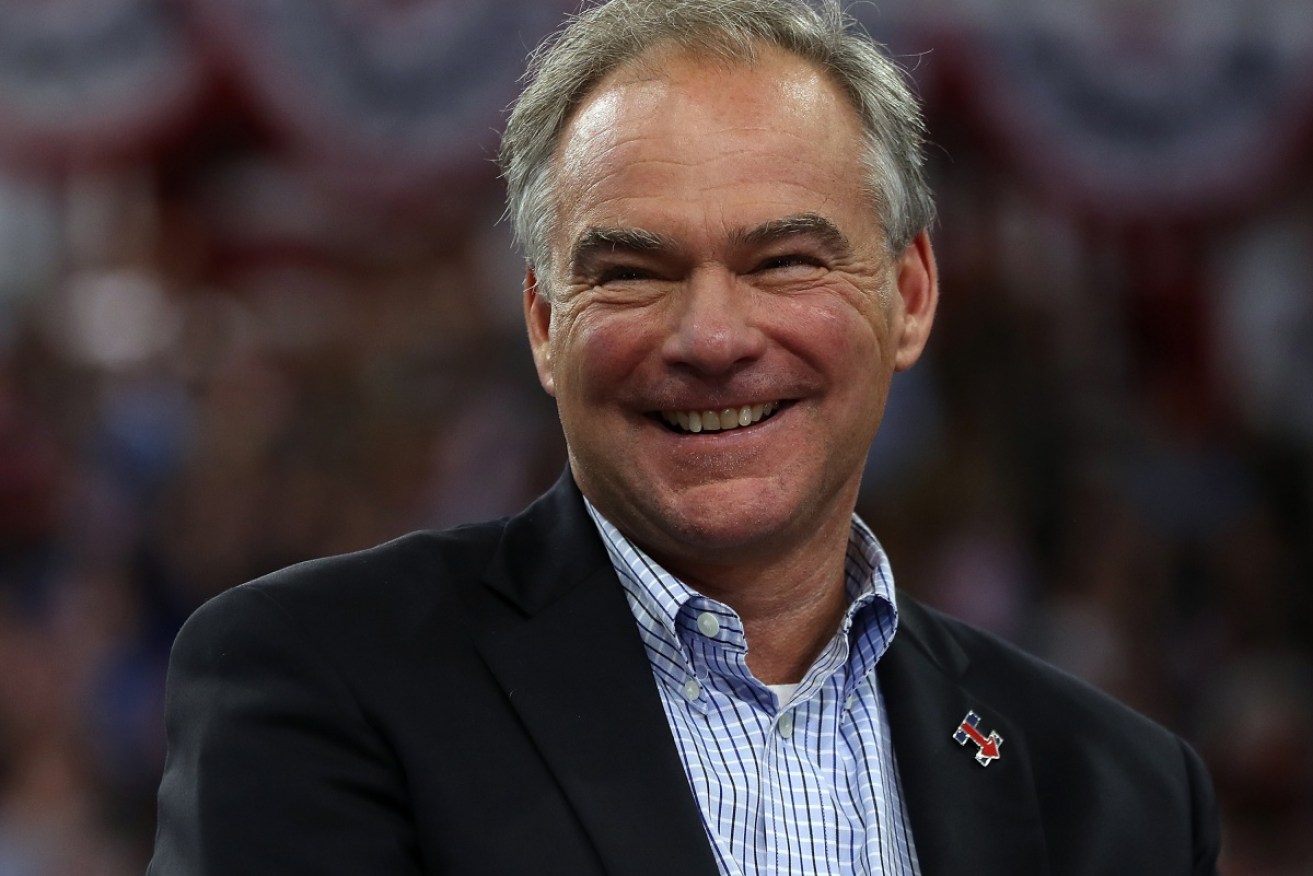 Before he was a dorky dad, Tim Kaine looked like a Hollywood hunk.