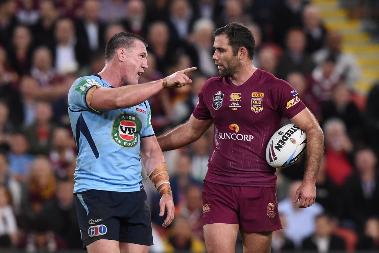 Opposing Origin and NRL Grand Final skippers Paul Gallen and Cameron Smith