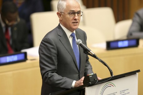 Turnbull tells UN to follow Australia&#8217;s lead on border control