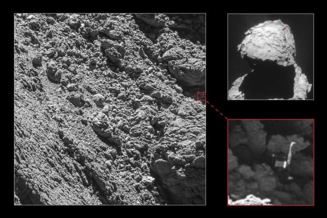 Europe's Rosetta spacecraft has found its tiny lander Philae.