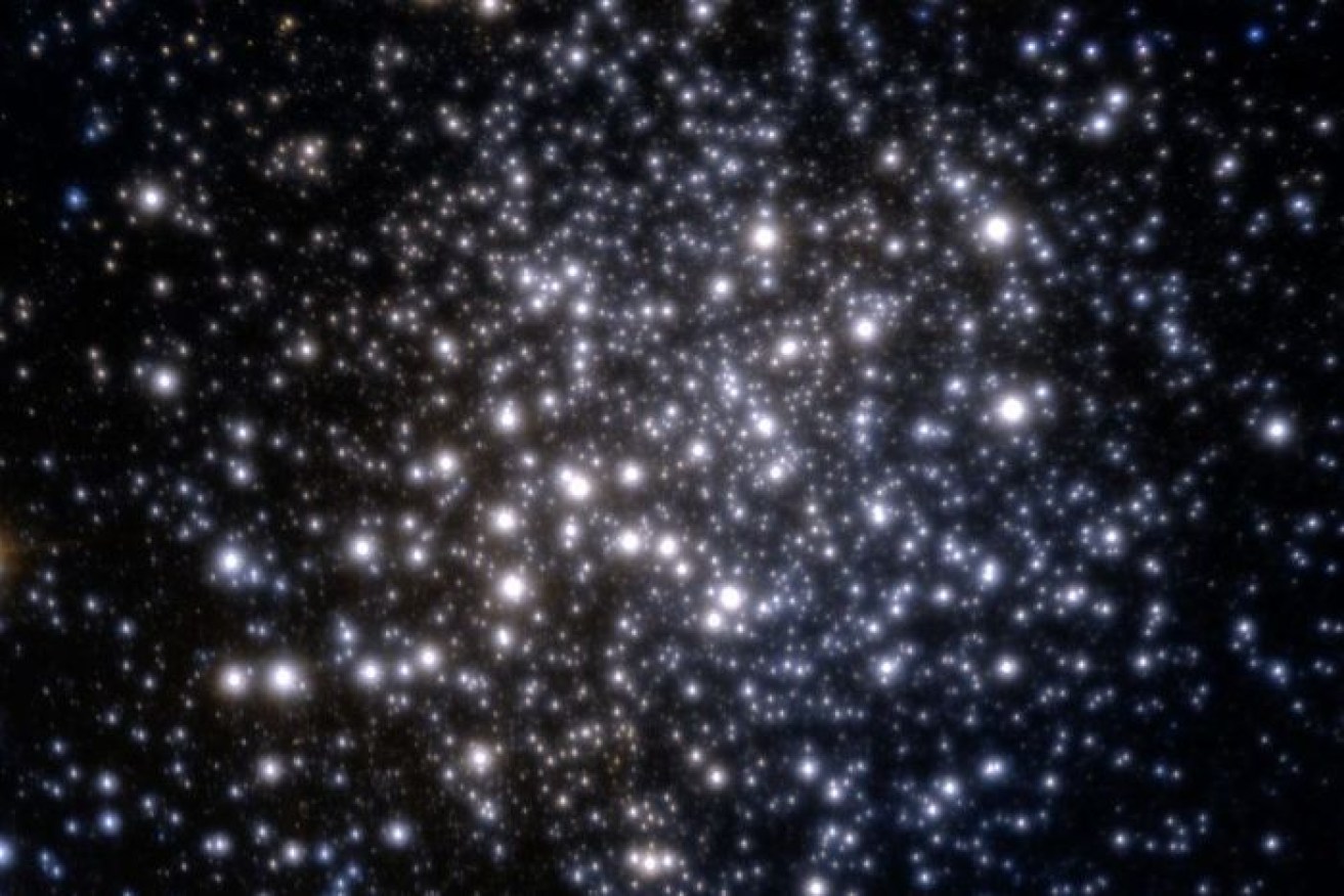 Terzan 5 contains an unusual mix of stars 
