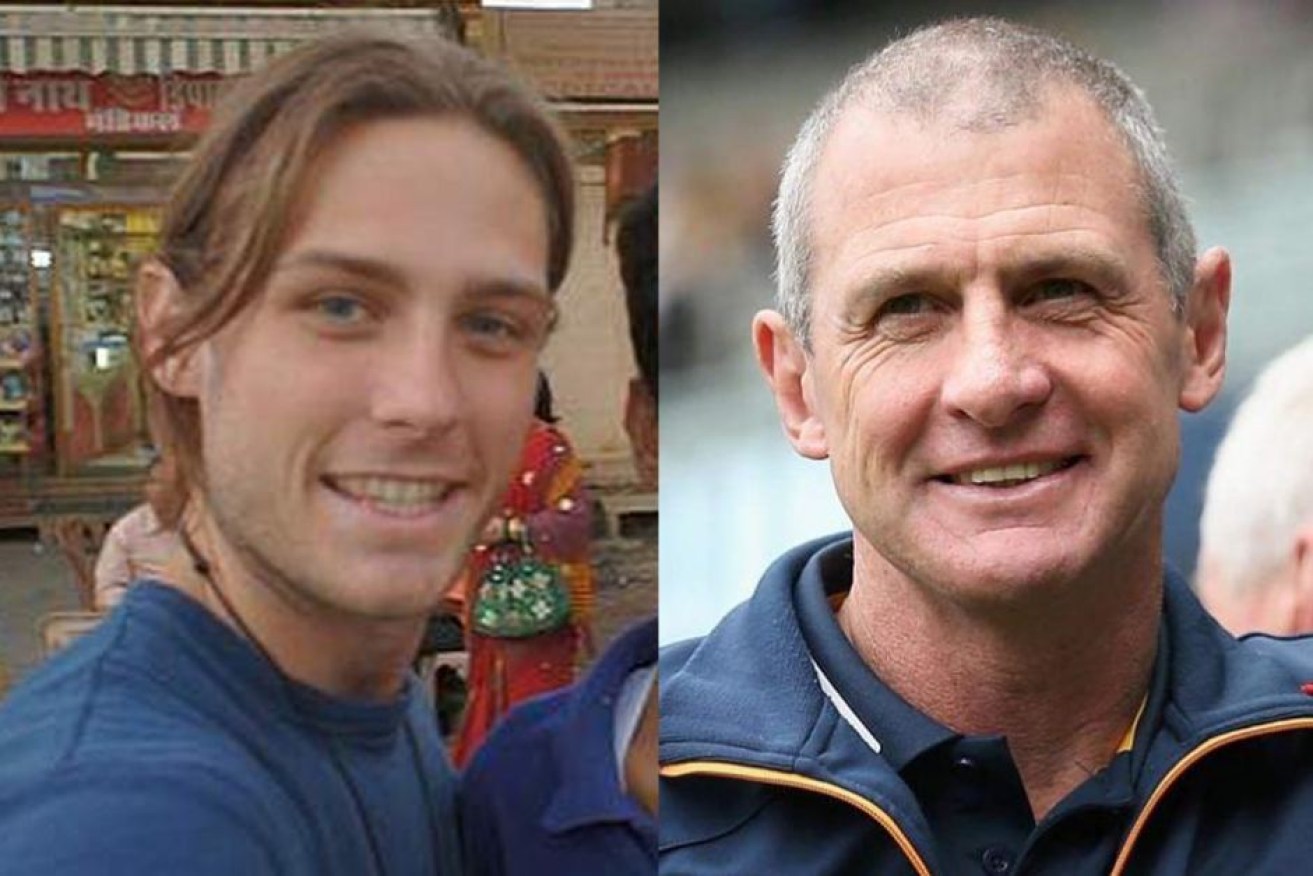 Cy Walsh (left) was mentally incompetent  when he killed his father Phil Walsh (right).