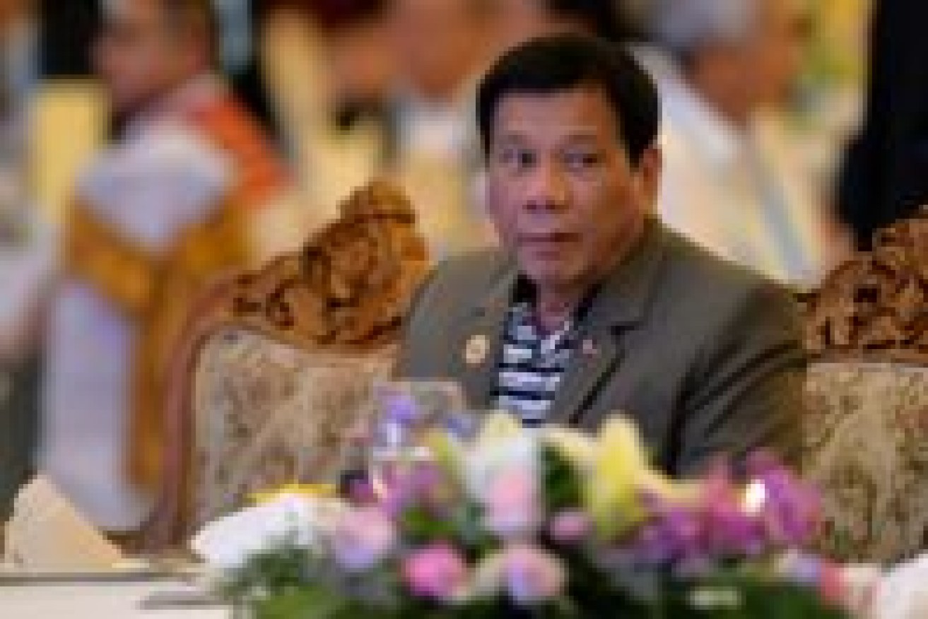 Philippine Rodrigo President Duterte at last year's ASEAN summit.