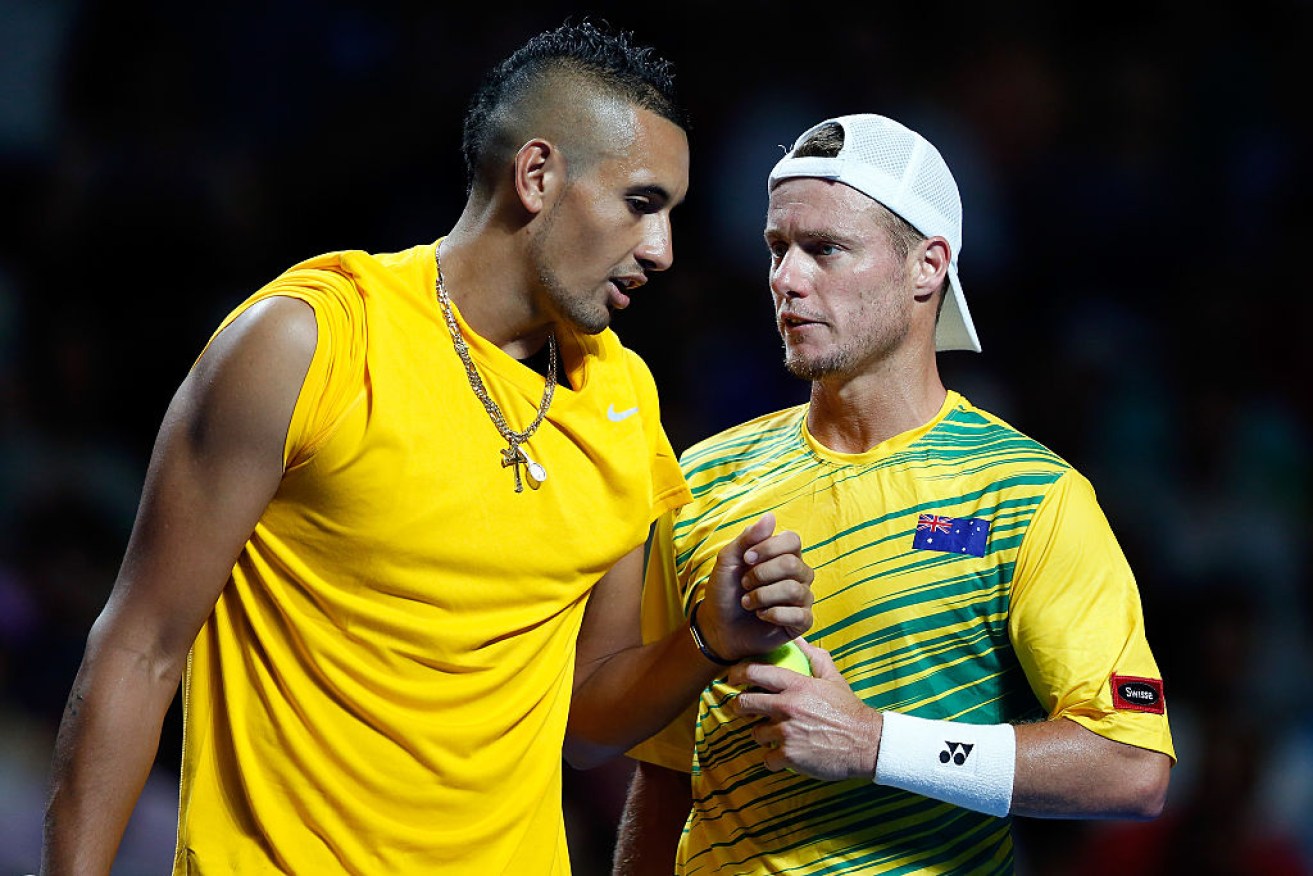 Lleyton Hewitt has taken on a mentorship role for Nick Kyrgios.