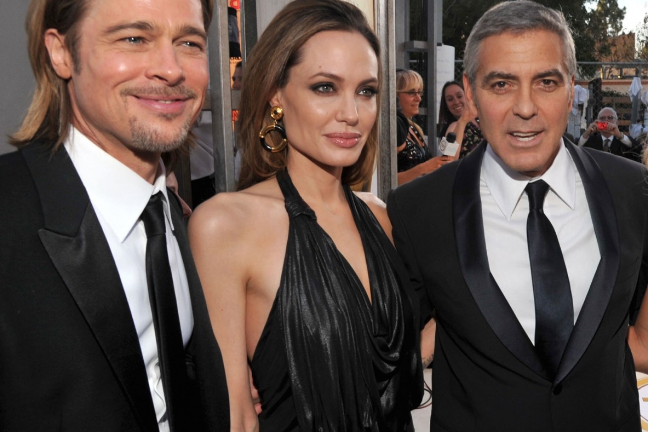 George Clooney is a good friend of both Brad Pitt and Angelina Jolie.