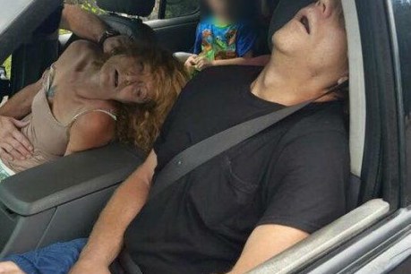 Heroin horror: Adults pass out in car, little boy stranded in back seat