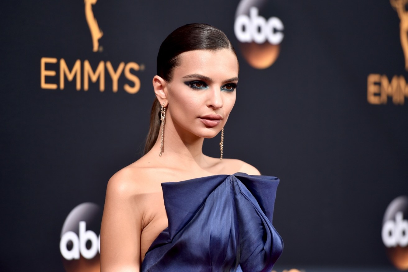 Model and actress Emily Ratajkowski fronts the cameras.