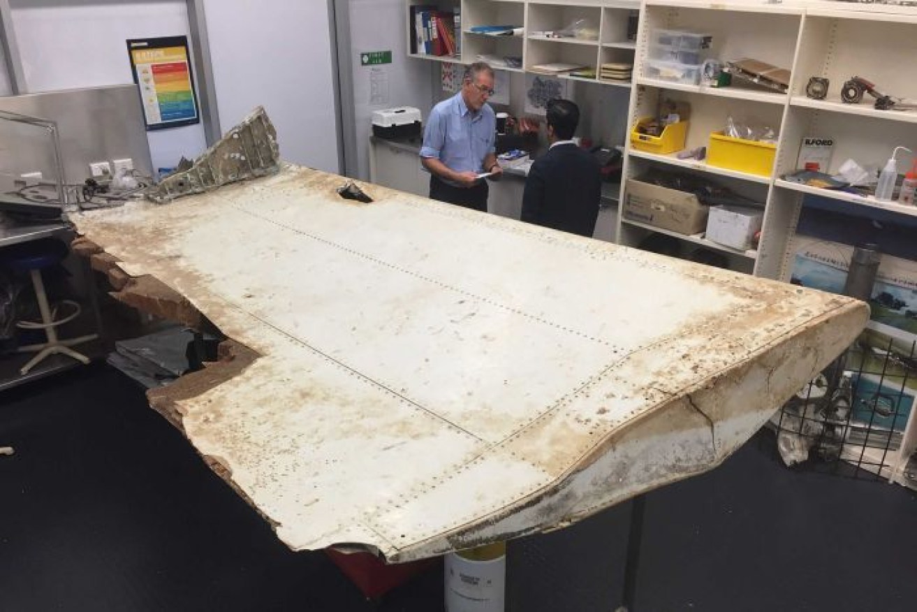 This "flap" was a piece of debris confirmed as coming from missing MH370. 