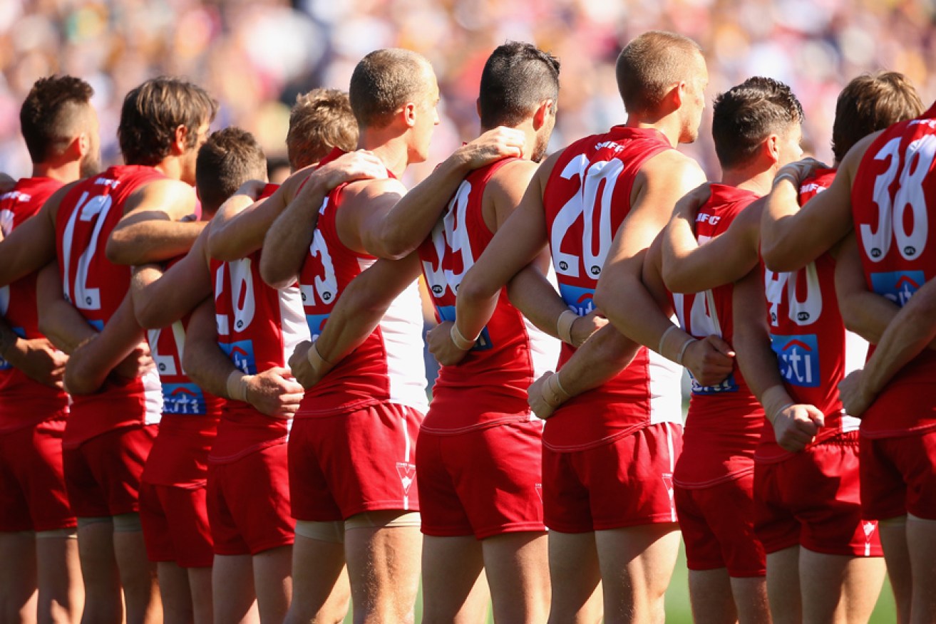 The Sydney Swans are dealing with a COVID-19 outbreak in the AFL club's players' ranks
