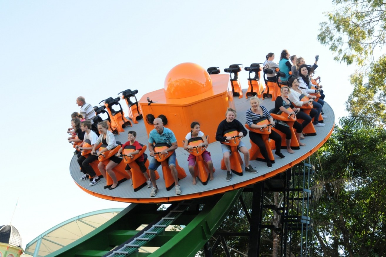 Amusement park rides are safer than flying and scuba diving.