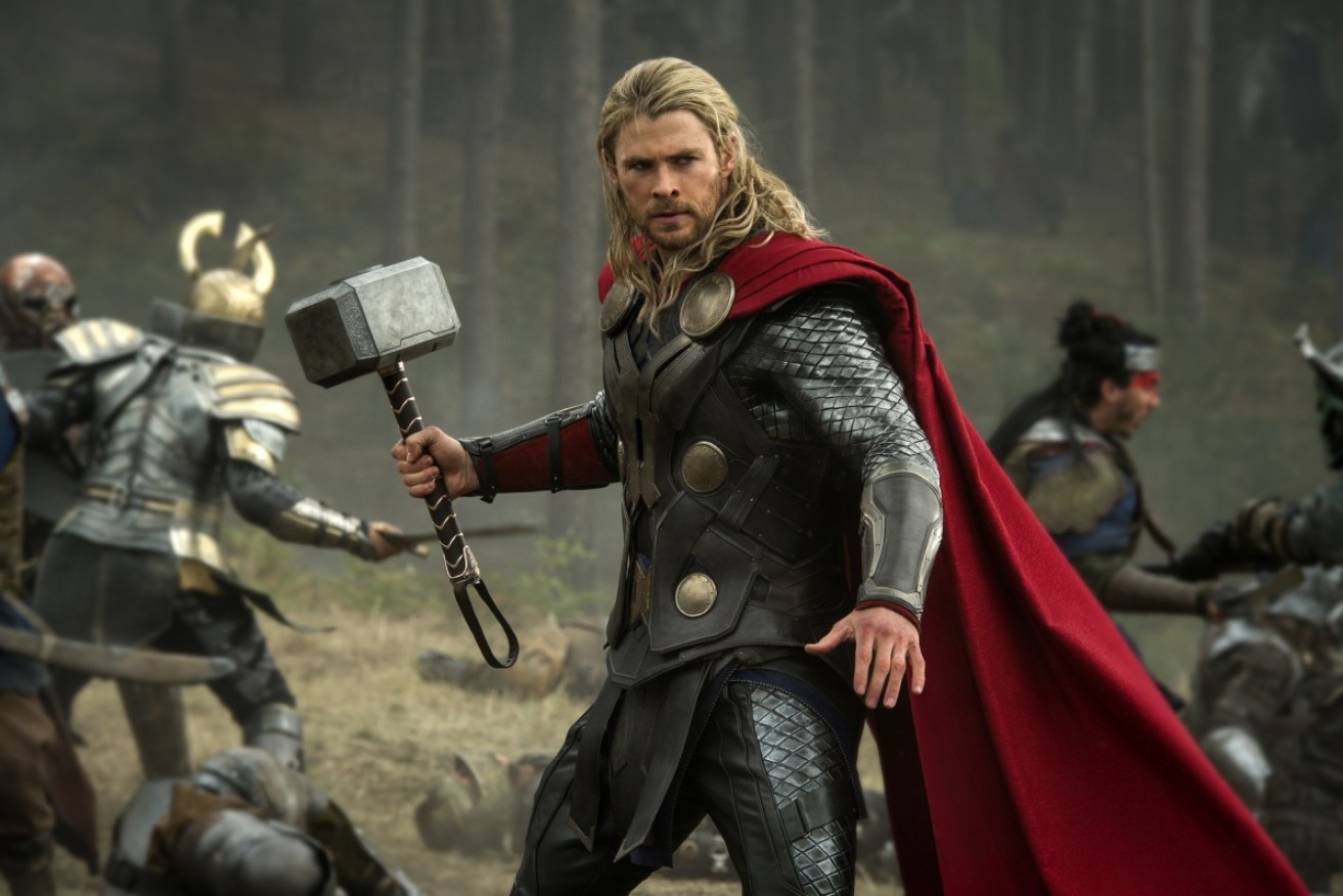 Chris Hemsworth in a scene from 'Thor: The Dark World'.