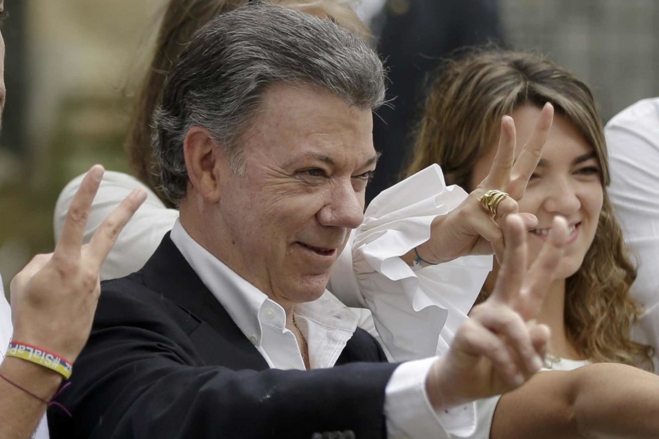 Colombian president Juan Manuel Santos was chosen from the record 376 candidates for the Nobel Peace Prize.