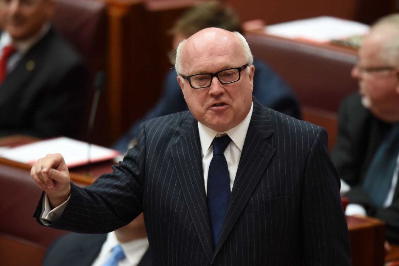 George Brandis has been accused of failing to properly consult the solicitor-general.