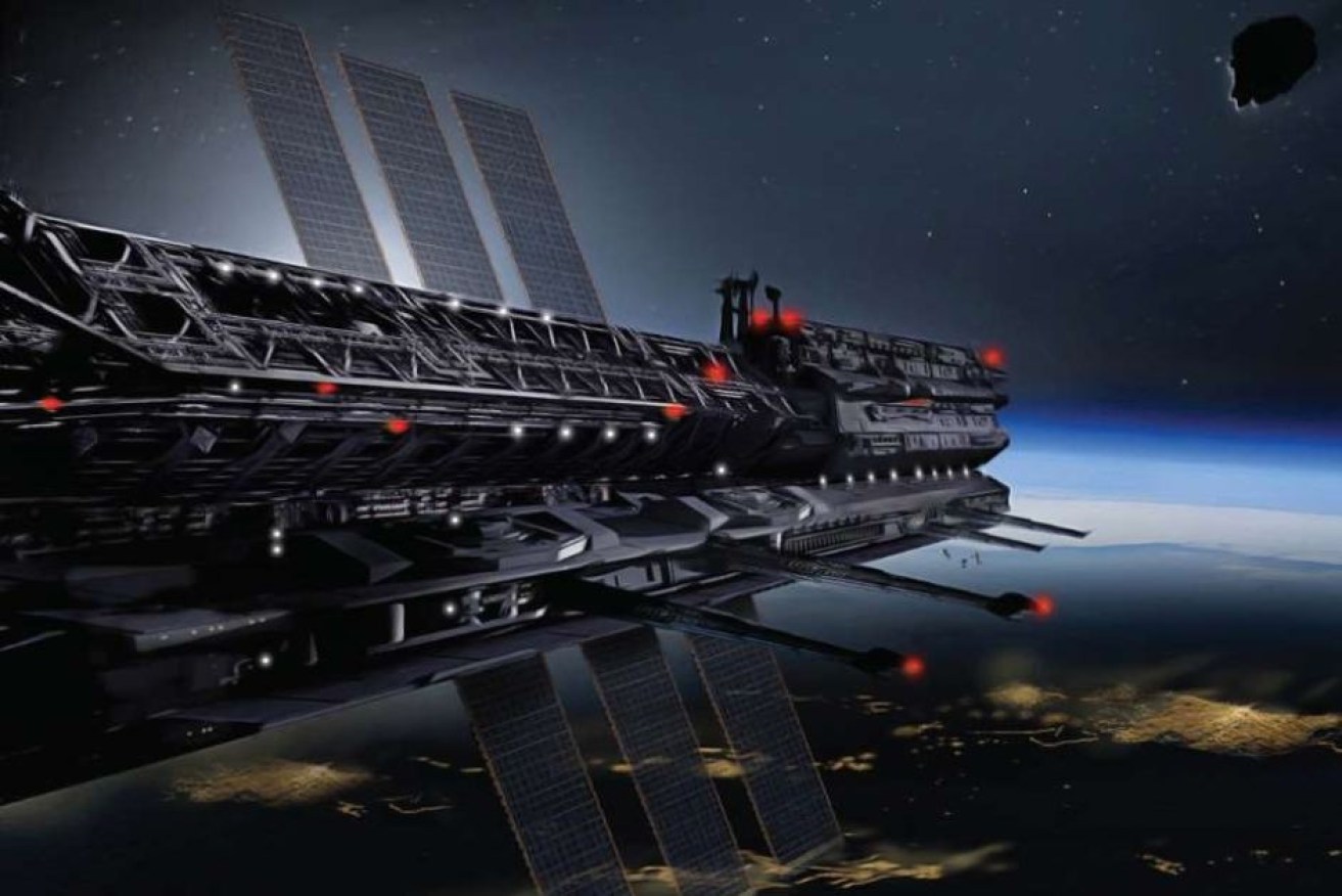 An artist's impression of the proposed Asgardian satellite.