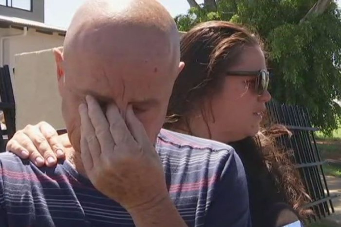 Ashley Morris's father Keith and sister Maleah are devastated.