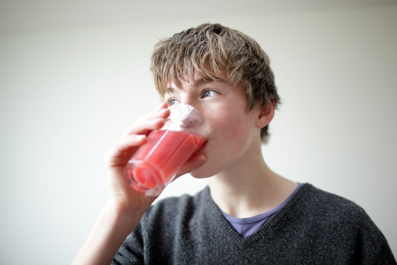 Teens are choosing juice over stubbies. 