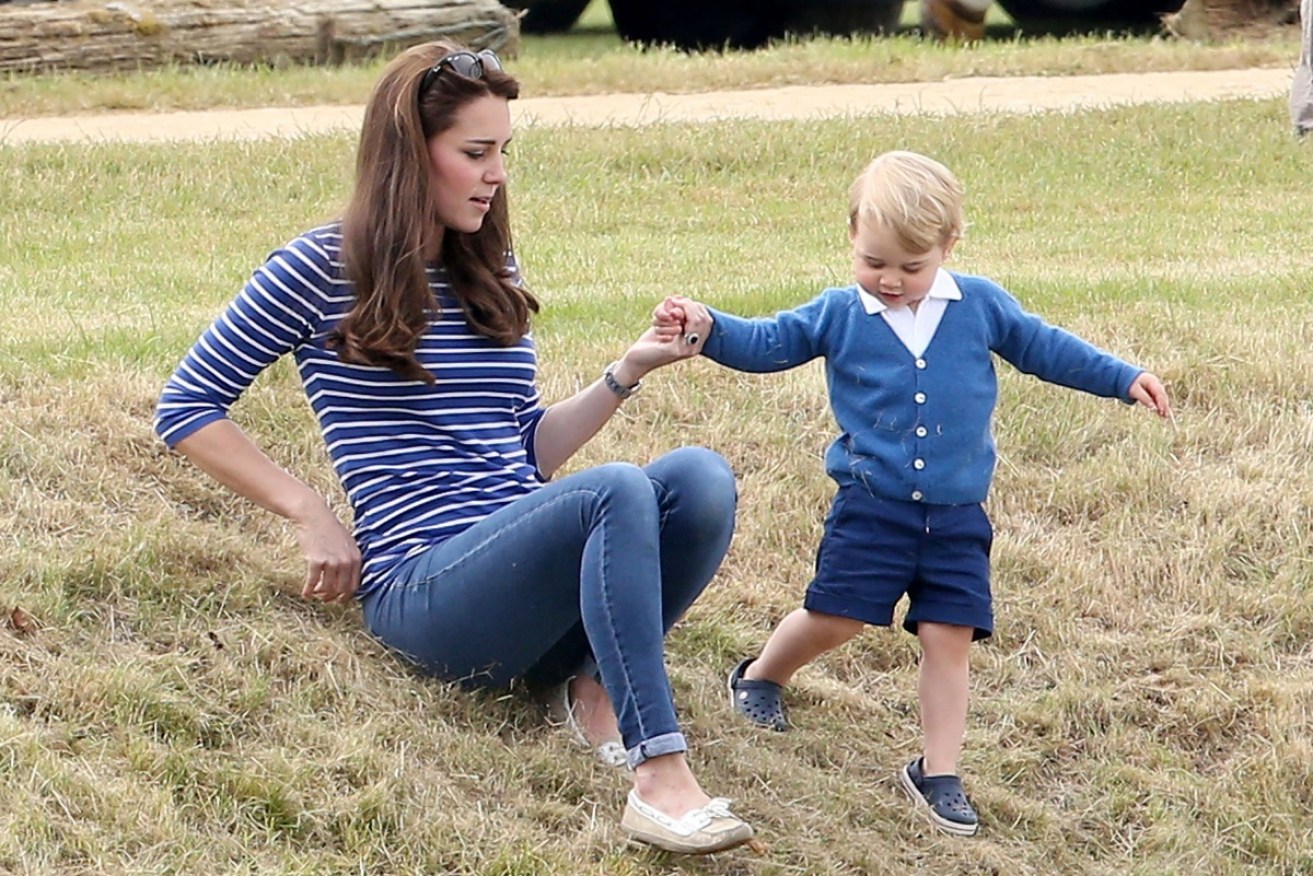 Prince George is 100 per cent dressed by his mother.