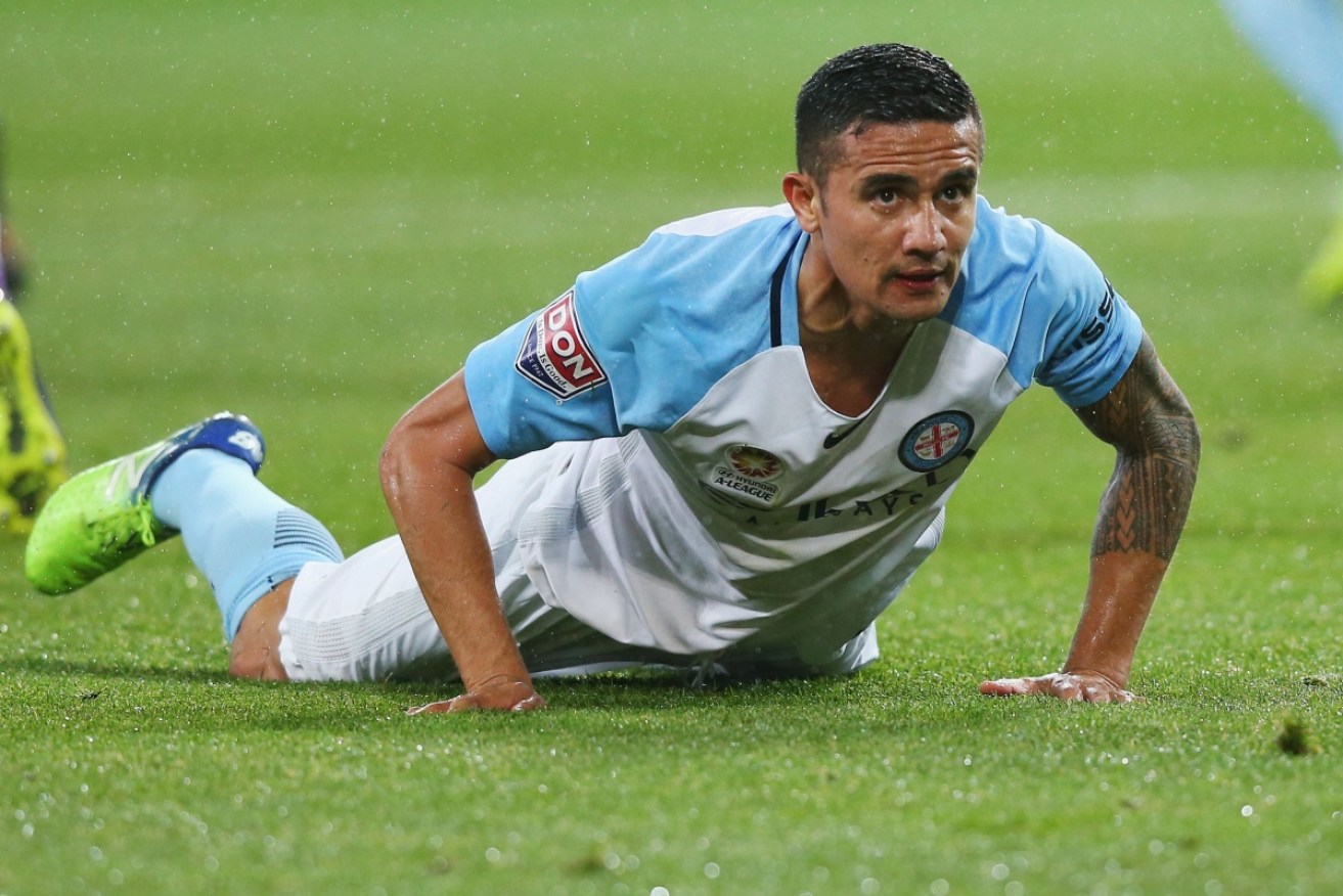 Tim Cahill in Melbourne City colours. 