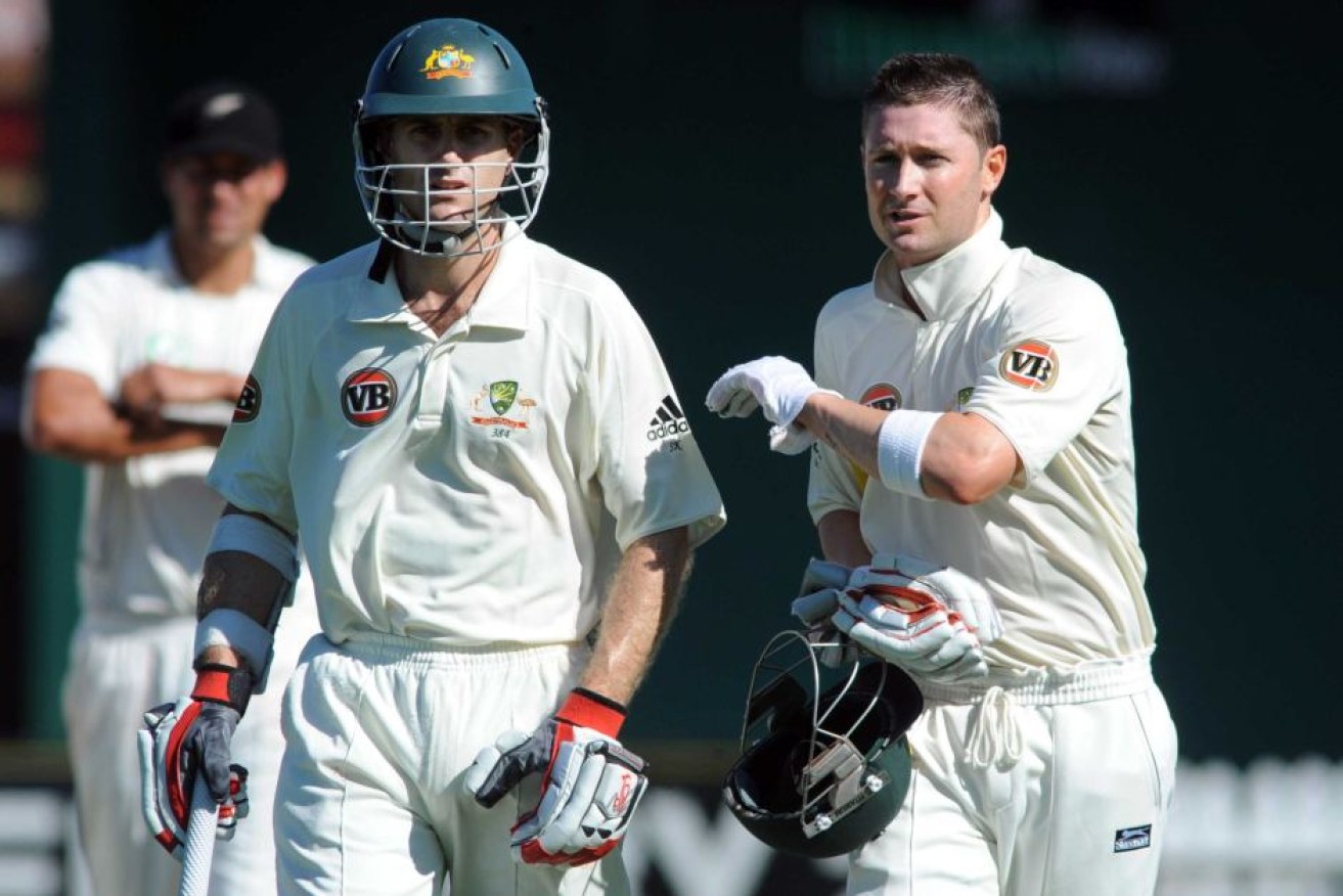 Simon Katich and Michael Clarke have not patched things up, it seems.