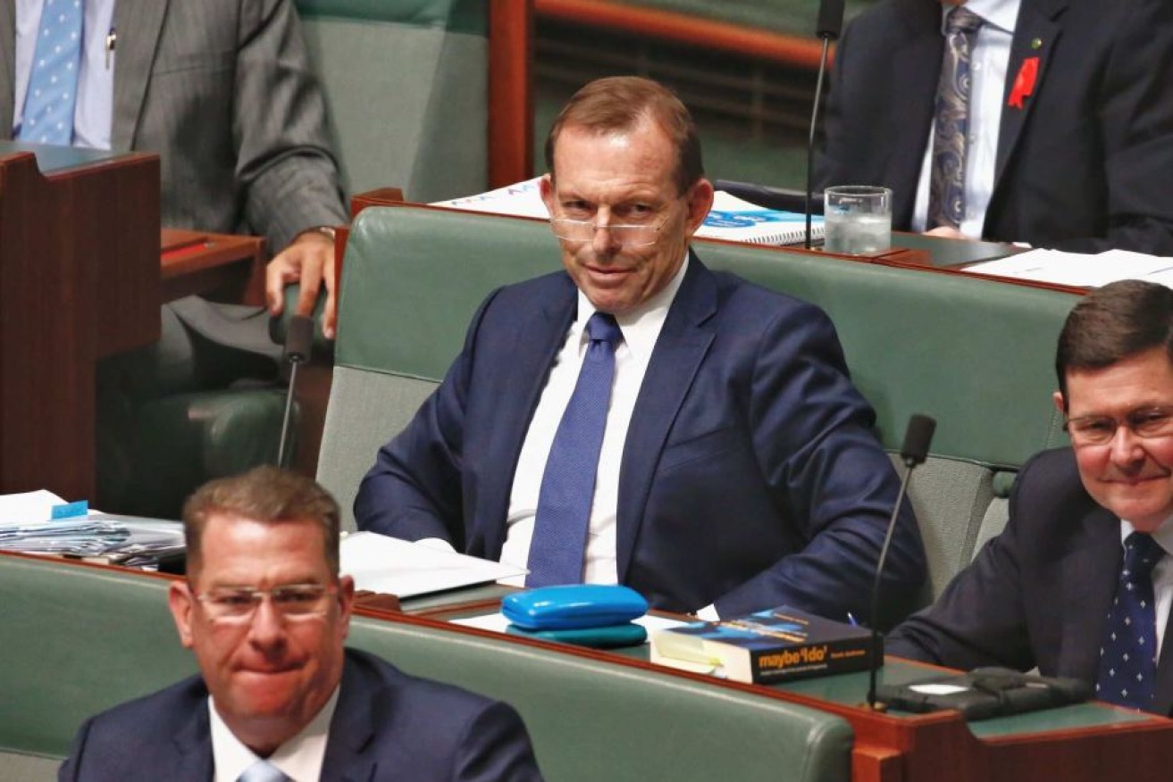 Former Prime Minister Tony Abbott said he had no formal agreement with Senator Leyonhjelm.