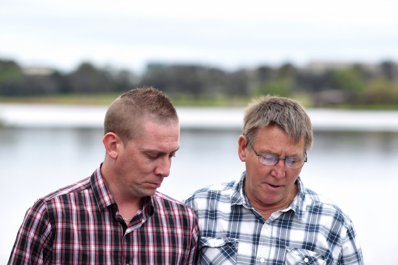 David Turner and Shayne Goodchild, family of victims, plead for answers.