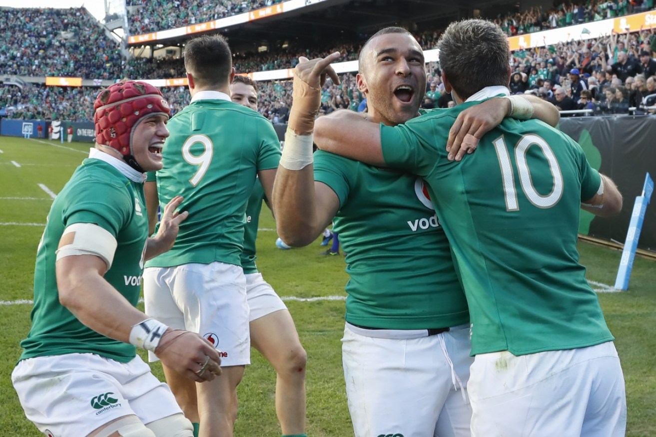 Ireland celebrates first win over All Blacks in 111 years.