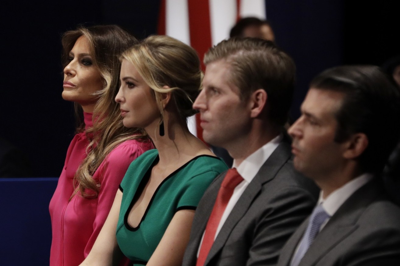 Three of Trump's five children will have key roles.  