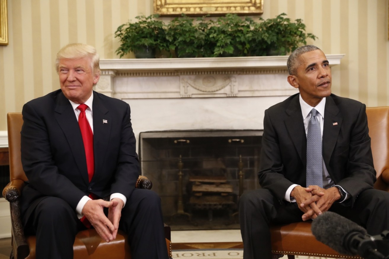 Donald Trump was cordial when he met Barack Obama in the Oval Office.