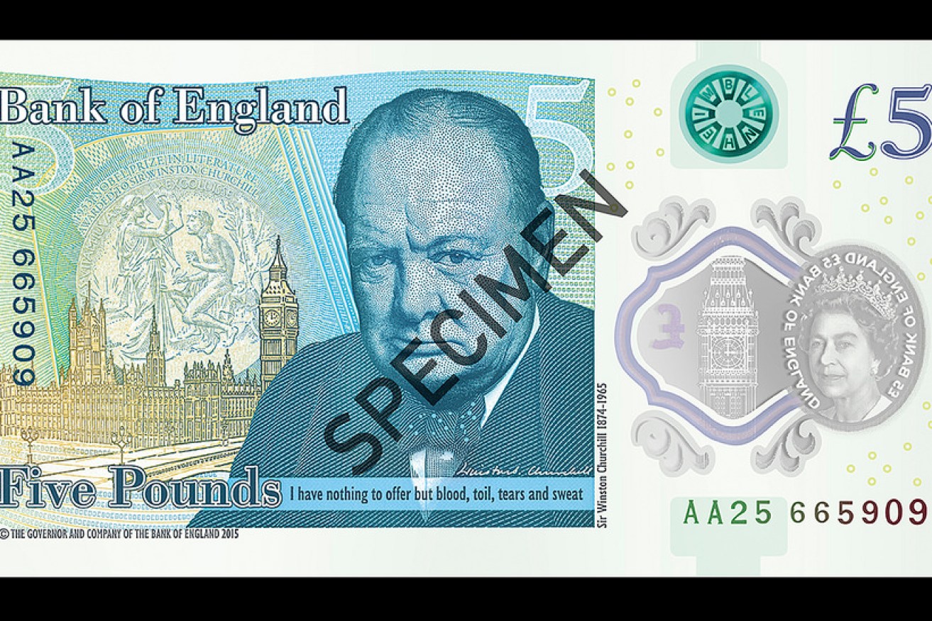 Cash cow: vegetarians are not happy about the use of tallow in new five pound notes. 