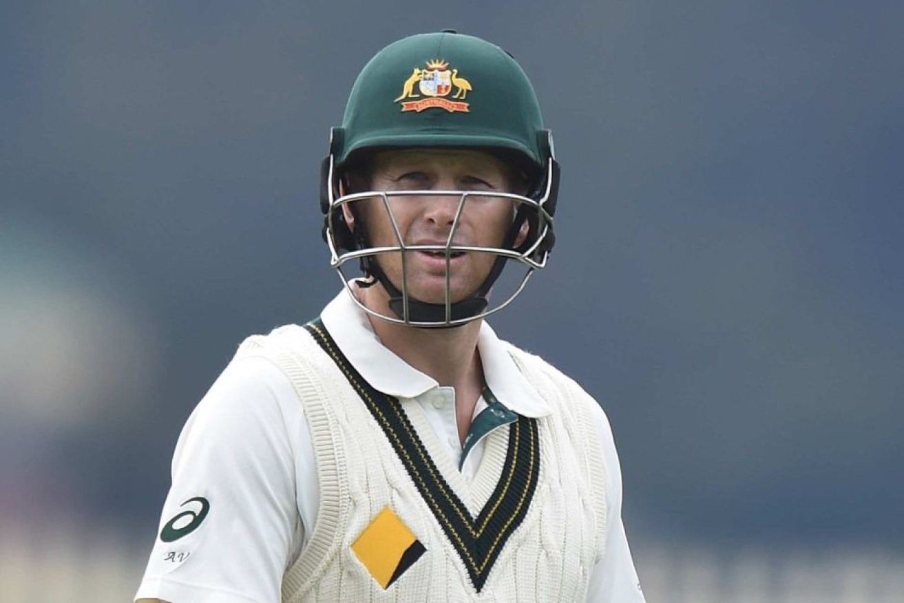 Adam Voges was hit by a bouncer which left him concussed.