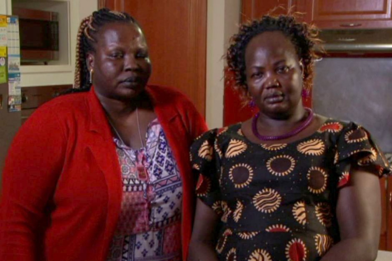 Akec Mading and her cousin Rebecca sent their children to Uganda to get them away from Melbourne.