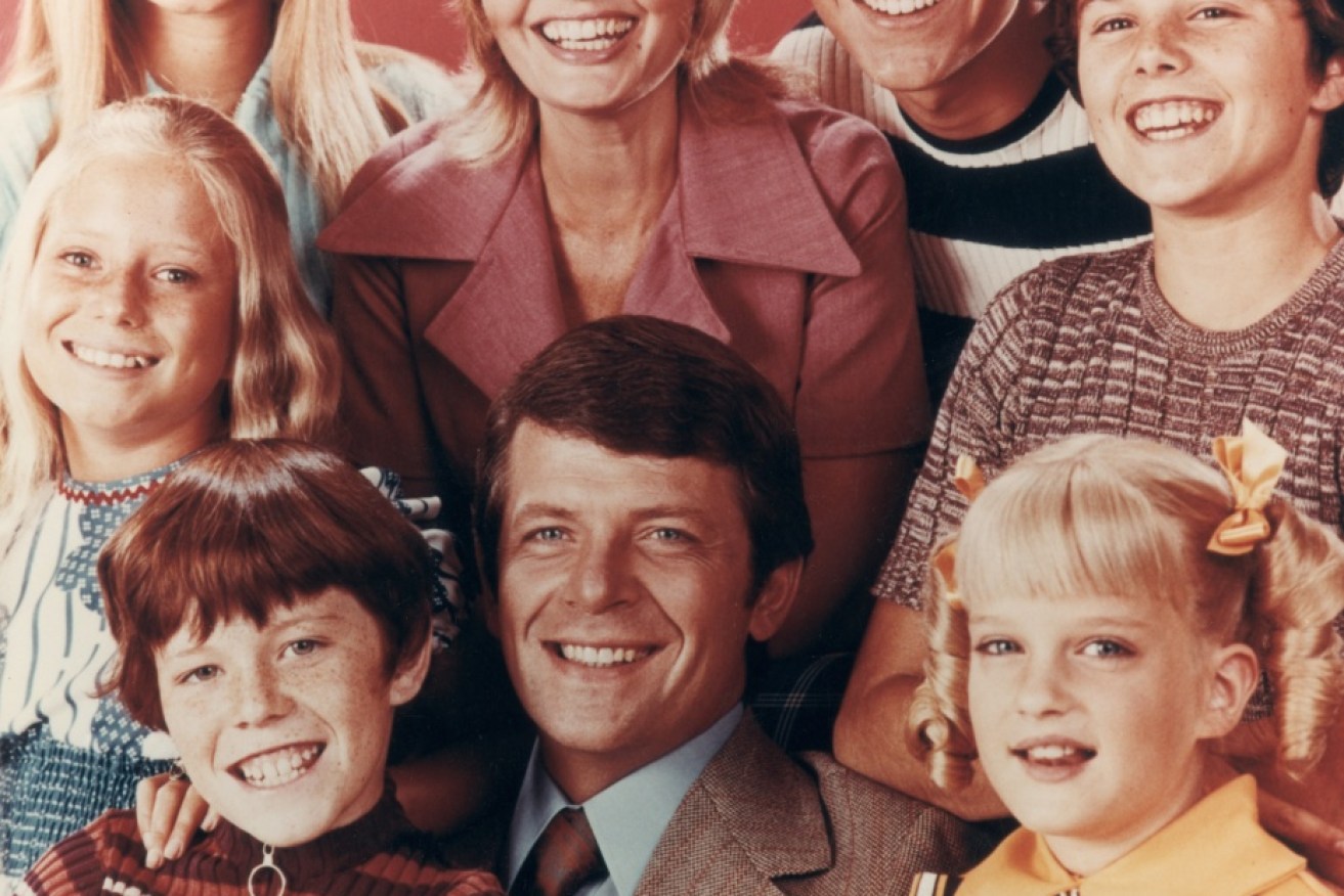 Florence Henderson and Barry Williams in their TV guise as Carol and Greg Brady.